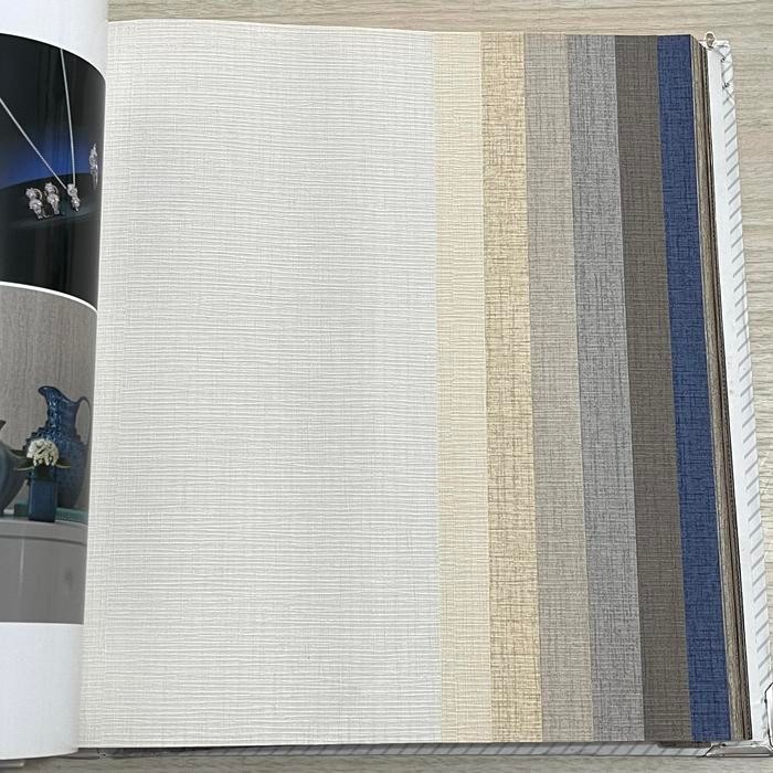 Wallpaper Dinding Peremium, Vinyl Polos Bertekstur Ruang Kantor Tamu