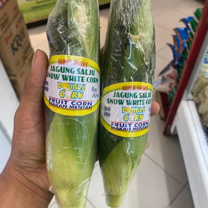 

ASLI Jagung super sweet snow white corn jagung salju putih makan mentah /pc READY STOCK