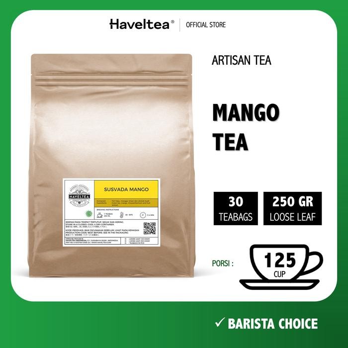 

SUSVADA MANGO Pouch Haveltea Teh Hijau Mangga Fruit Tea
