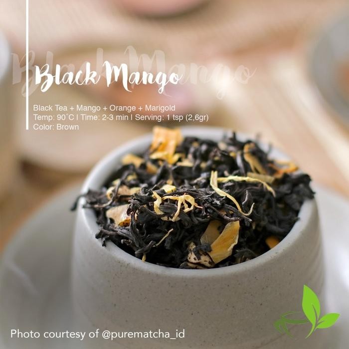 

Artisan Tea - Black Tea Mango Orange Marigold 100gr Teh Hitam Rasa Buah Fruity Tea