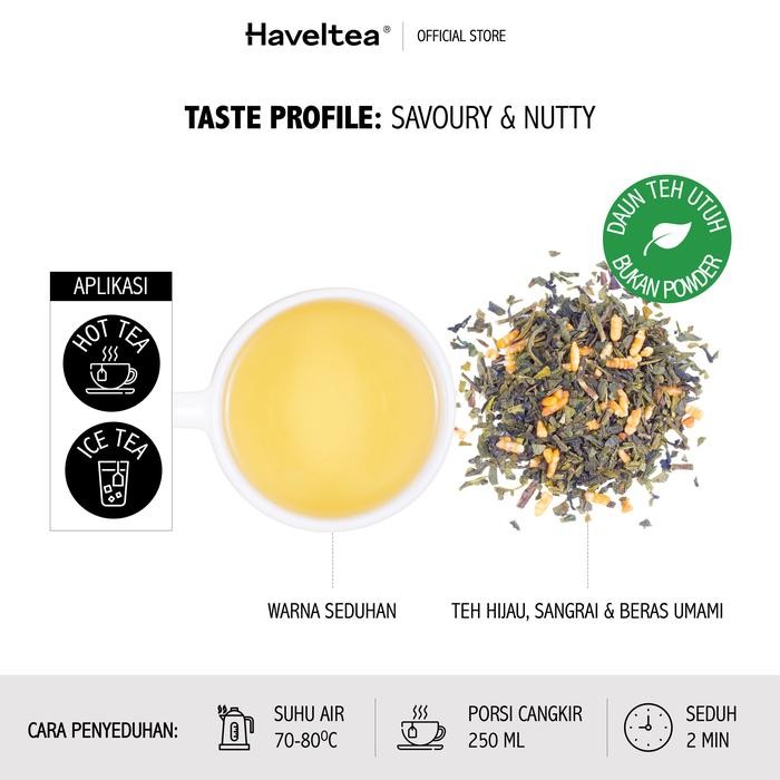 

GENMAICHA Pouch Haveltea Teh Hijau Beras Jepang Green Tea