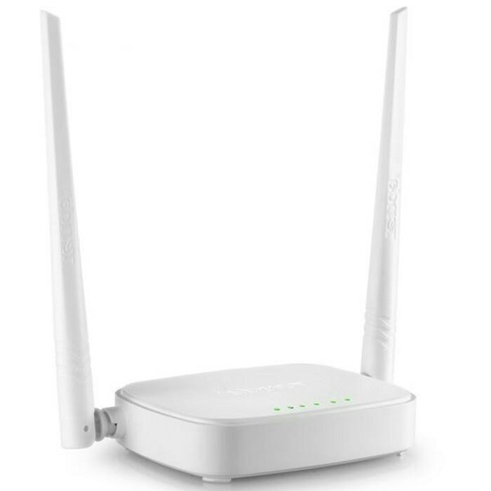 TENDA N301 WIRELESS ROUTER 2 ANTENNA - WHITE BOX : HITAM