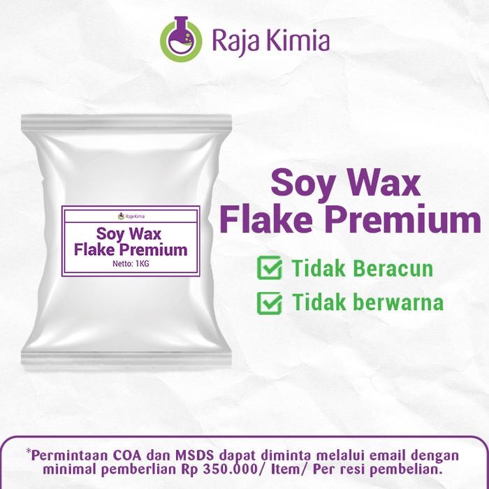 Soy Wax Flake Premium / Wax Kedelai / Bahan Lilin - 1 Kg
