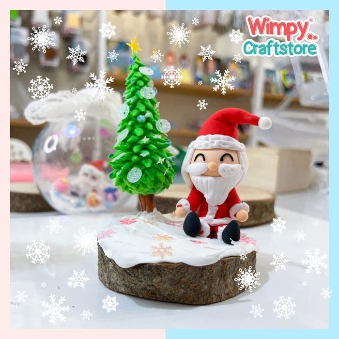 

Wimpy Craft Kit Christmas Clay Art Set Kerajinan Dekorasi Hiasan Natal