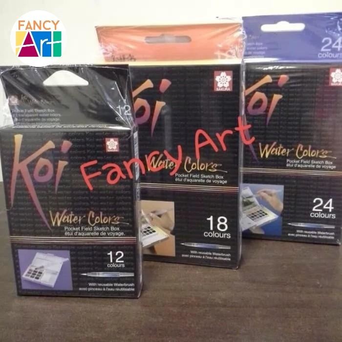 

Sakura Koi Water Color Pocket Set 18 + Brush