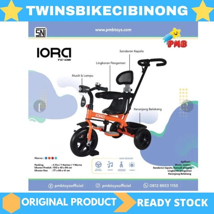 Sepeda Anak Roda Tiga Pmb Iora T06