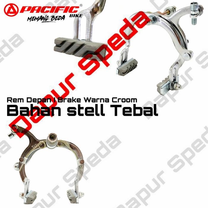 Rem Sepeda Anak / Dewasa 1 Set U Brake Tromol Bmx Mini Lipat Jengki