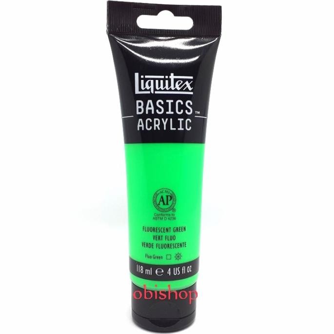 

Cat Akrilik Liquitex Basics Acrylic 118 Ml Fluorescent Green