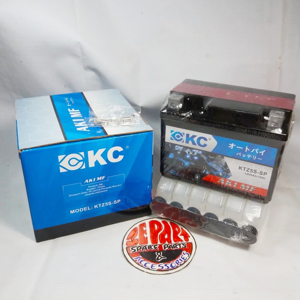 Aki kering MF KTZ5S-SP Beat Vario Scoopy Mio J Vixion Byson KC Garansi Limited Item Barang Langka Sp
