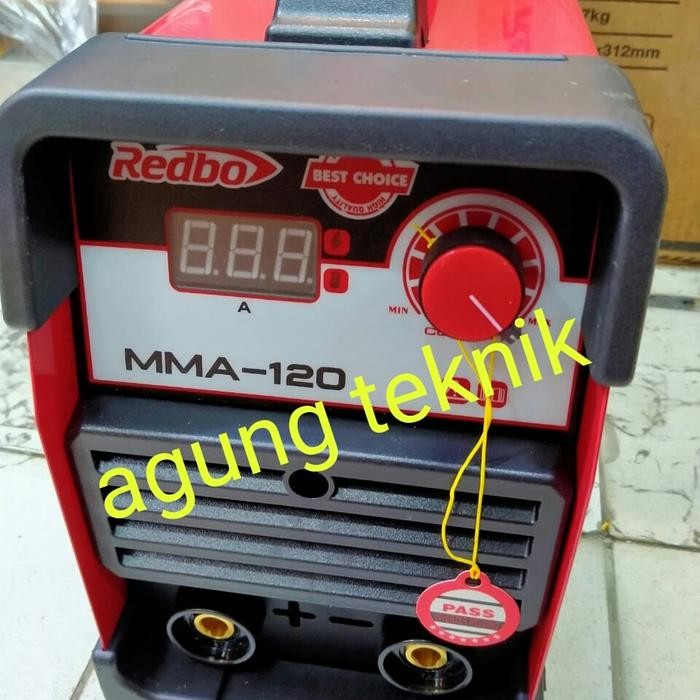 Diskon Mesin Las Redbo Mma 120A Mma-120 Mma 120 Redbo 900Watt Body Besar