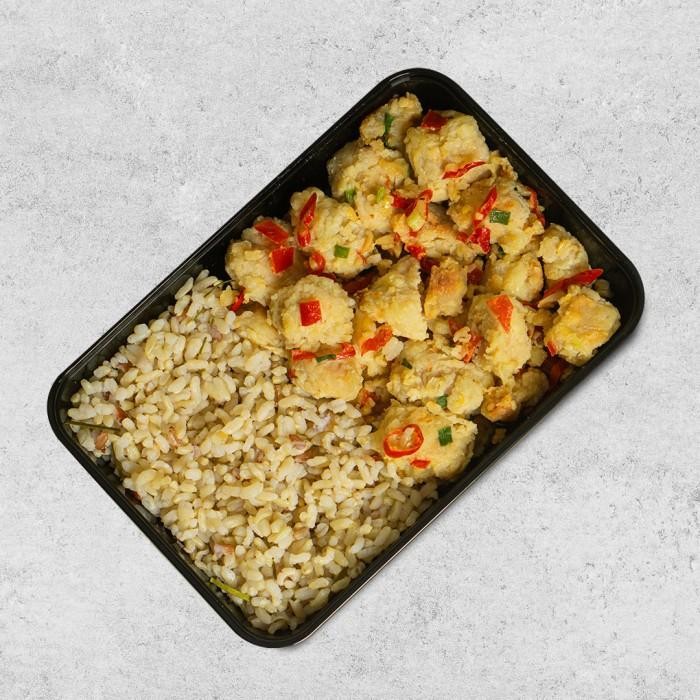 

(Allthebest) Low Cal Nasi Limau Ayam Cabe Garam Prep Meal Healthy Catering High Protein Diet