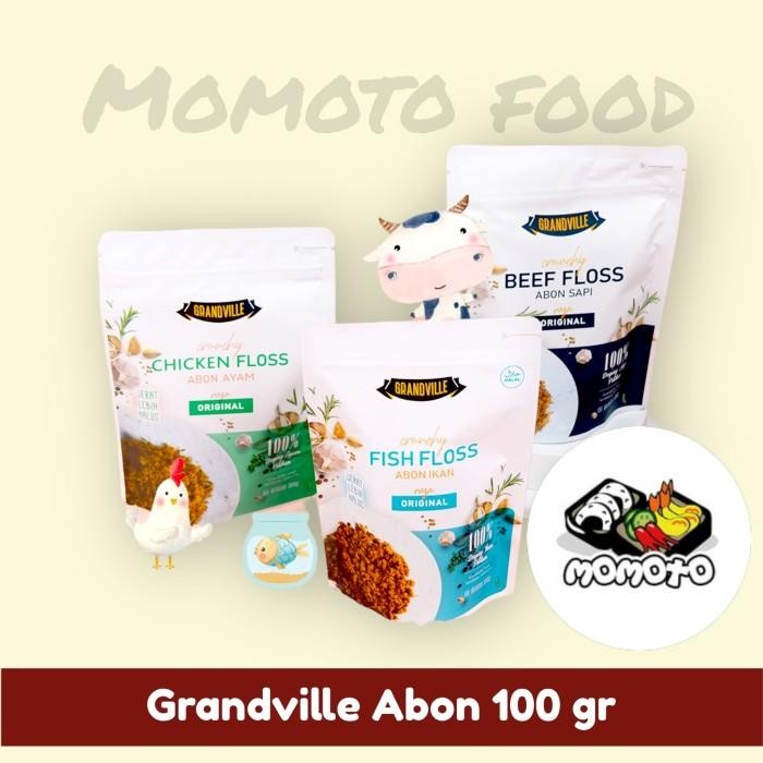 

(Allthebest) Grandville Abon Sapi Ayam Ikan Crunchy Original Anak No MSG Mpasi