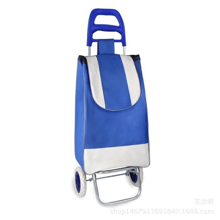 Troli Belanja Keranjang Tas Troli Belanja Dengan Roda *