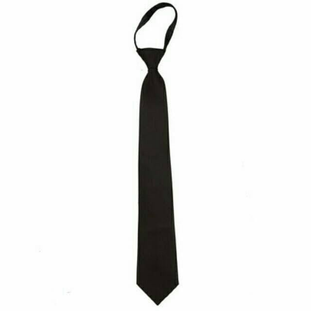 Dasi pria Hitam polos/Dasi Kantor/dasi anak sekolah *
