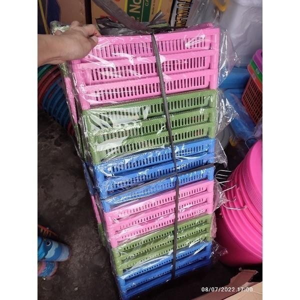 Rak Piring Plastik 3 Susun / Rak Piring Besar 3 Susun / Rak Serbaguna