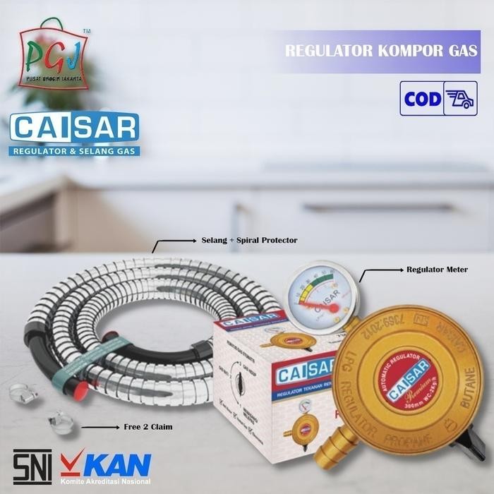 Selang Regulator Gas Caisar Sni Selang Dan Regulator Kompor Gas