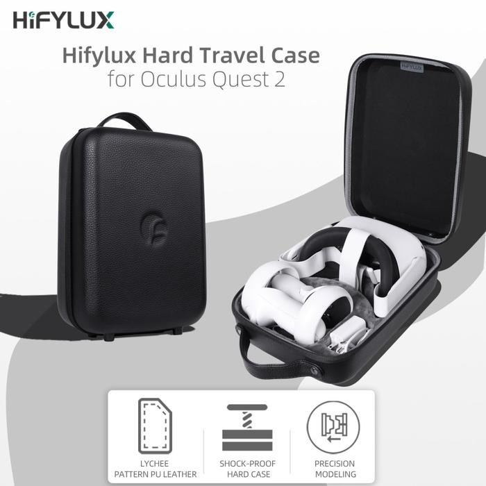 Hifylux Hard Carrying Case for Oculus Quest 2 VR Tas Oculus Quest 2 VR