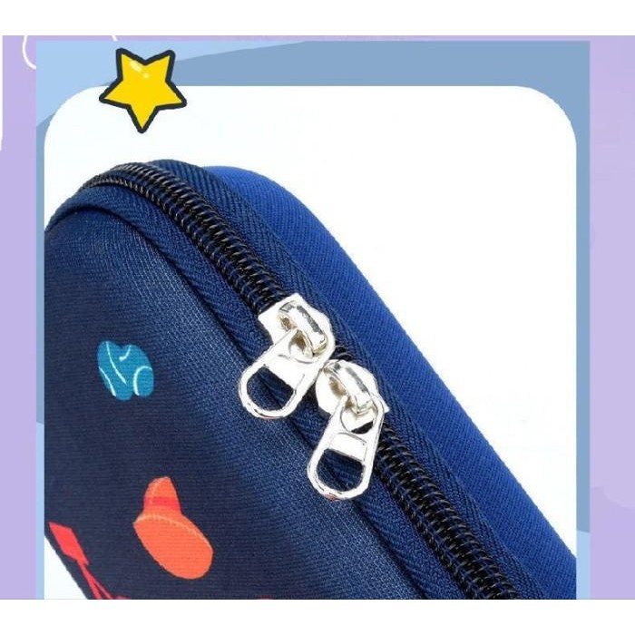 

Deli Stationary - Tempat Pensil Kotak Pensil Anak Laki Laki Perempuan Gambar 3D Timbul