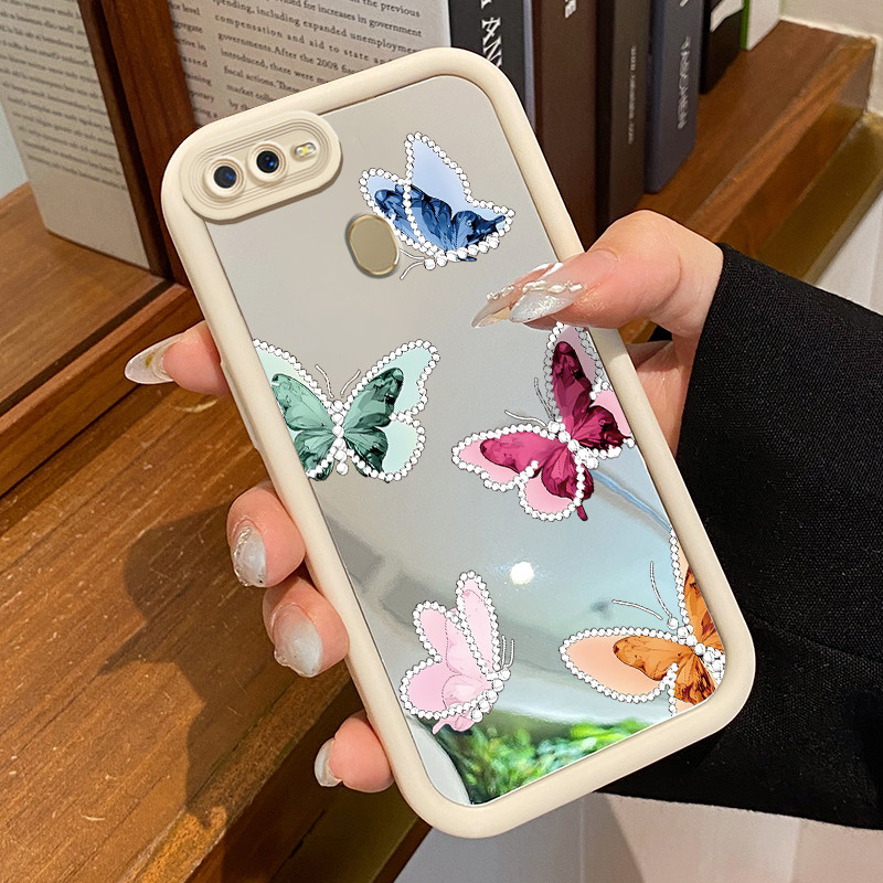 Casing Hp OPPO A7 OPPO A5s OPPO A12 OPPO A12S A11k Case Casing Graffiti Love Butterfly Silikon Kesin