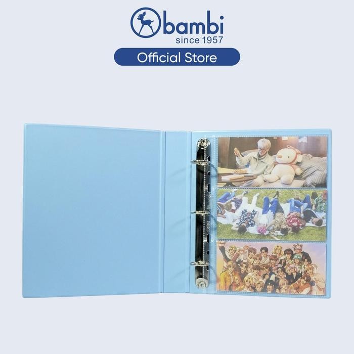 

Promo! Bambi Ring Binder A5 3 Ring Type D All Color Medium Size 25 Mm Original