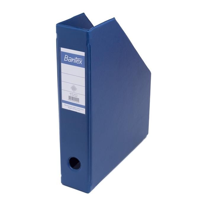 

Bisa E-Faktur! Bantex Magazine File (Box File) A4 7Cm Blue 4010 01