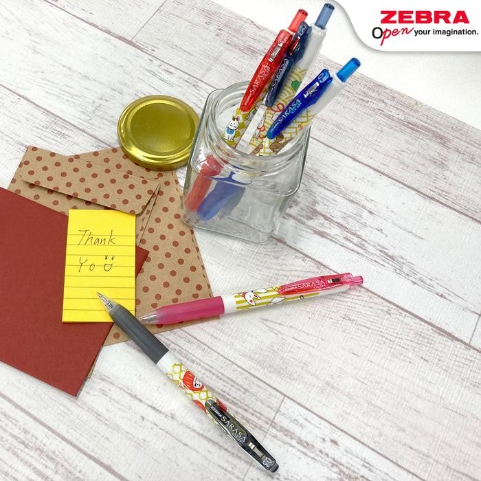 

Deli Stationary - Zebra Pulpen Gel Sarasa 0.5Mm Goodluck Series - Satuan Dan Isi 5 Pcs