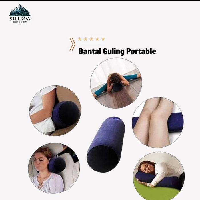 KADM Bantal Guling Pompa Tiup Inflatabel 18 Waterproof Bed
