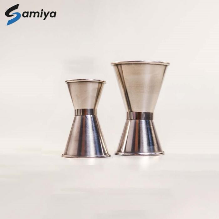 ID' JIGGER GELAS UKUR STAINLESS STEEL / GELAS TAKAR STAINLESS