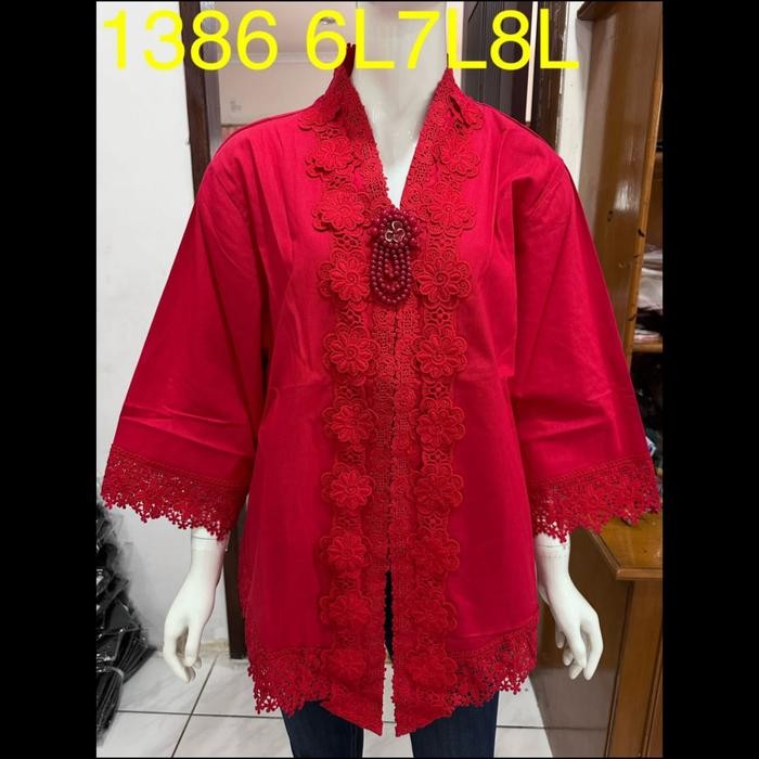 kebaya super jumbo, kebaya encim big size 6L 7L 8L