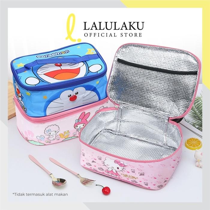 SRIY Tempat Bekal Karakter Lunch Bag Handel Tas Bekal Anak Tk Sd Paud Anak Laki-Laki