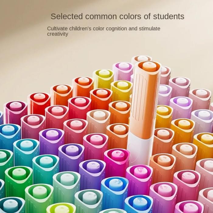 

Pena Marker Akrilik Untuk Anak Dan Pelajar, 24/48/60/80 Warna, Tidak Tembus Dan Dapat Ditumpuk - 24