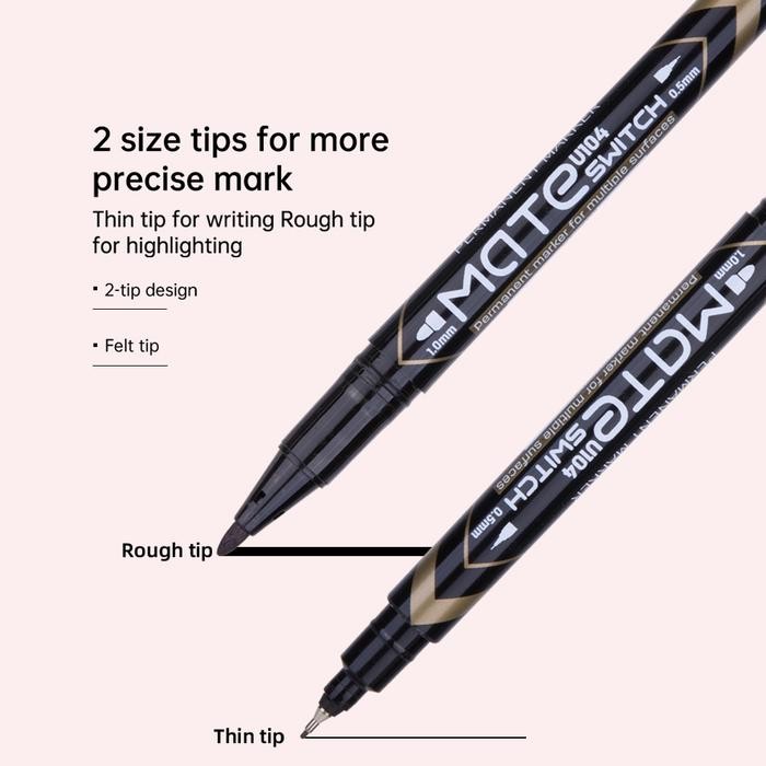 

Deli Spidol Permanen Dual Tip 0.5Mm / 1.0Mm Tidak Beracun Eu104X0 Pasti Diskon