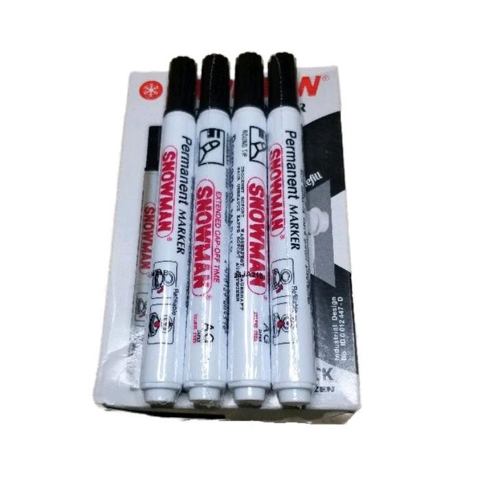 

Spidol Snowman Permanent Ag Hitam - Sepidol Permanen Pasti Ori