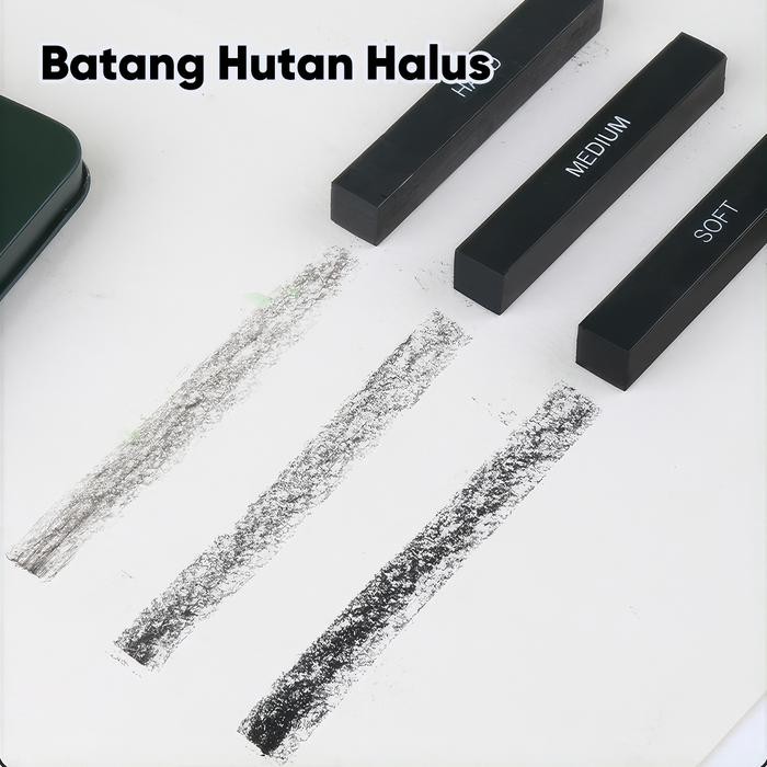 

Giorgione Set Kuas Sketsa Sketch Brush Set Profesional Pensil Arang Penghapus G-101008 Pasti Ori