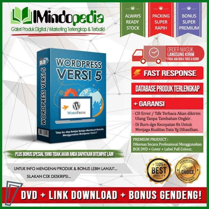 

DVD Tutorial Panduan Bikin Web Wordpress Versi 5