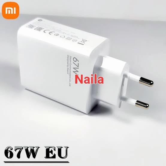 TERMURAH Adaptor Kepala Charger Xiaomi 67Watt Fast Charging Original 100% 67W