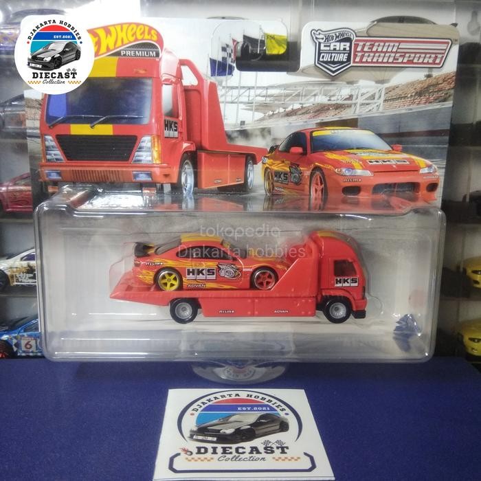 hot wheels team transport nissan silvia s15 hks