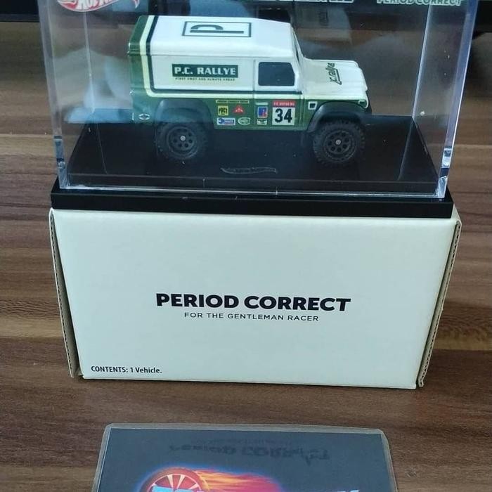 hot wheels hotwheels land rover defender period correct rlc landrover