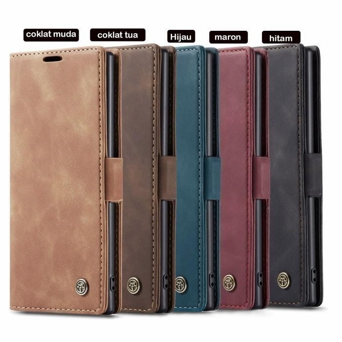 TERBARU FLIP CASE OPPO F7 ORIGINAL CASEME LEATHER WALLET CASING OPPOF7 TERMURAH