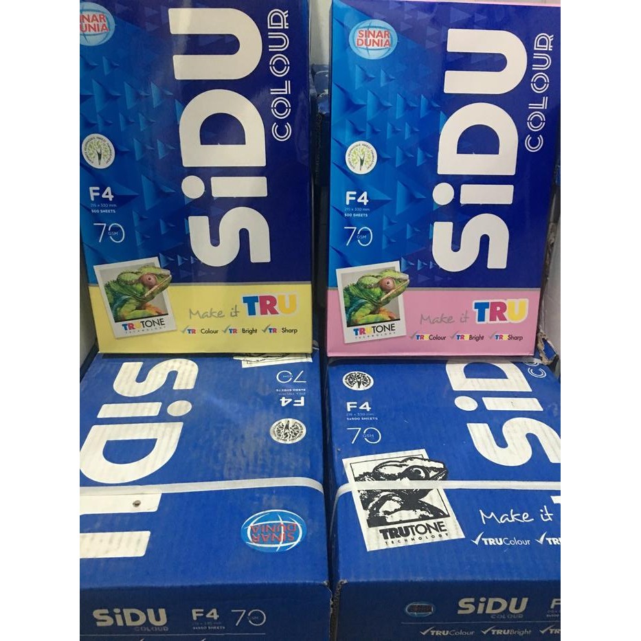 

Kertas Hvs Warna F4-70 Sidu