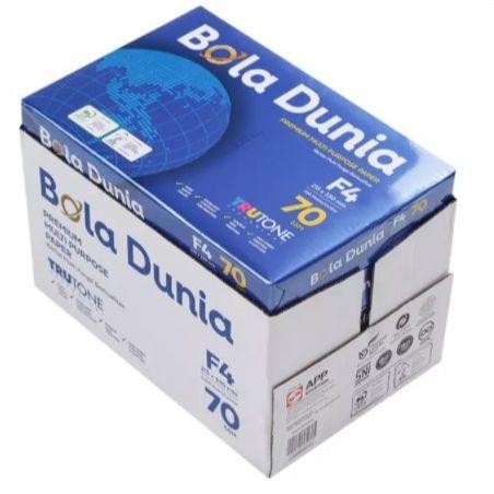 

Kertas Fotocopy Print Folio F4 Bola Dunia Box - 70 Gram