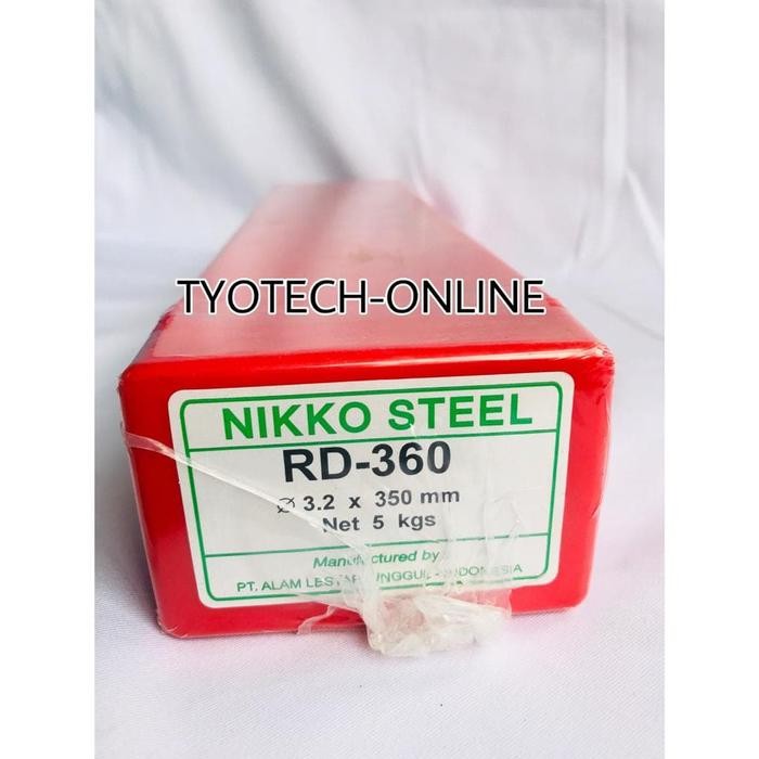 KAWAT LAS NIKKO STEEL RD-360 3.2 MM / WELDING ELECTRODE RD-360 3.2MM