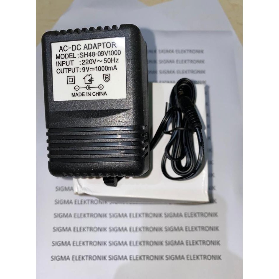 ADAPTOR TRAFO 9V 1Ah