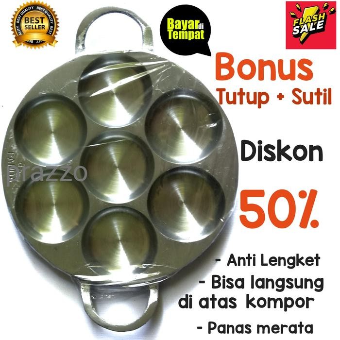 Cetakan Kue Lumpur Bikang Takoyaki Tebal Anti Lengket