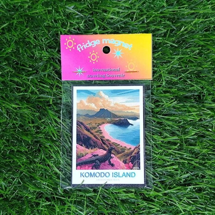 (Allthebest) Magnet Tempelan Kulkas Labuan bajo Souvenir Oleh-Oleh Hadiah Unik Labuan Bajo