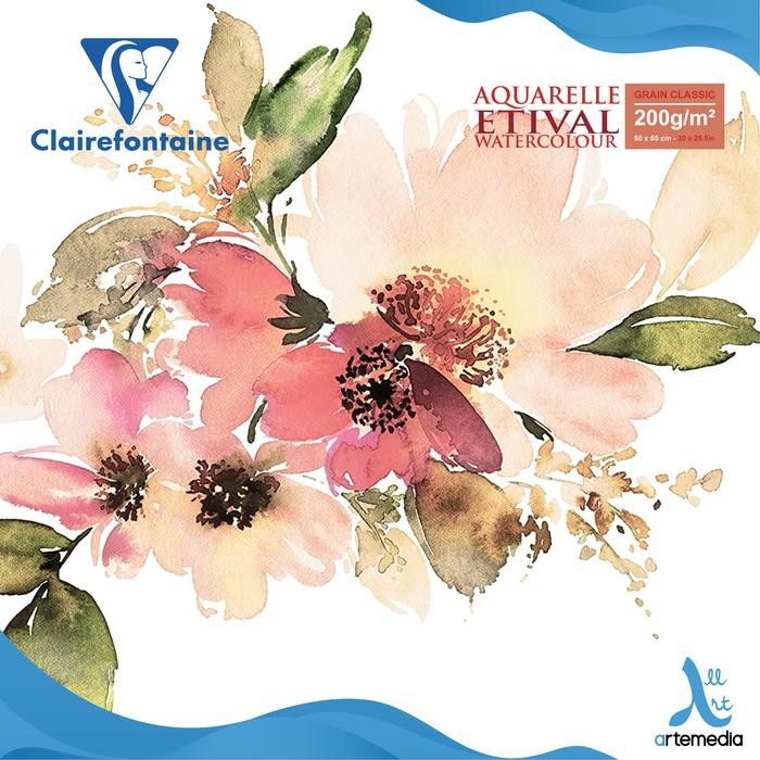

Kertas Cat Air Clairefontaine Etival 50x65cm Watercolor Paper Sheet