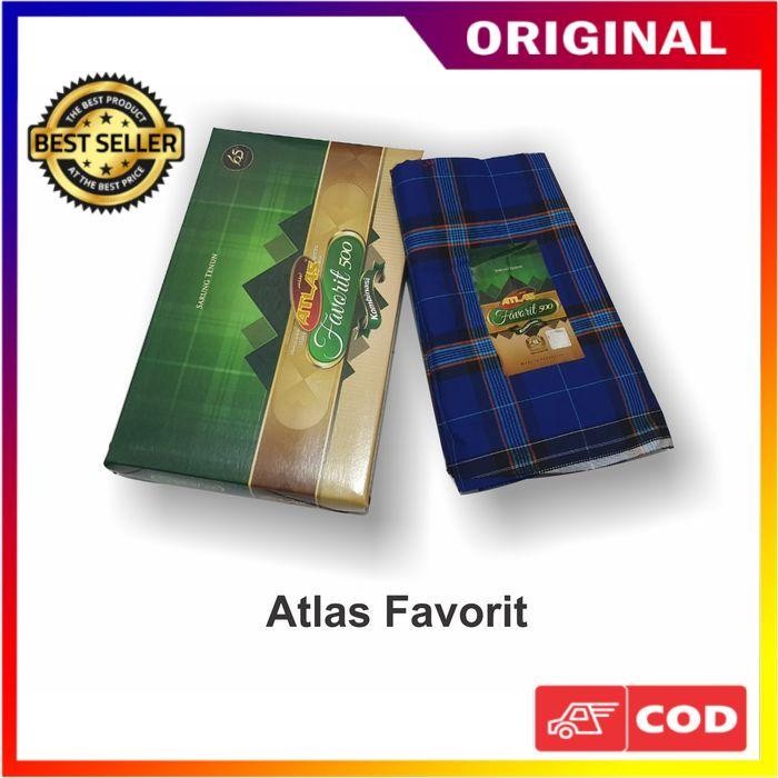 B081 Sarung Tenun Atlas Favorit 500 Motif Kotak