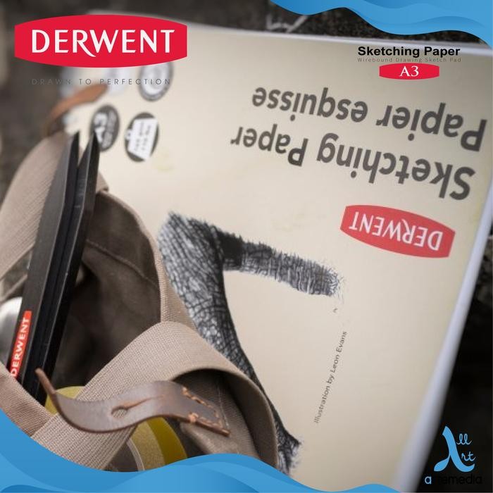 

Buku Gambar Sketsa Derwent A3 Sketchpad Landscape - Alat lukis