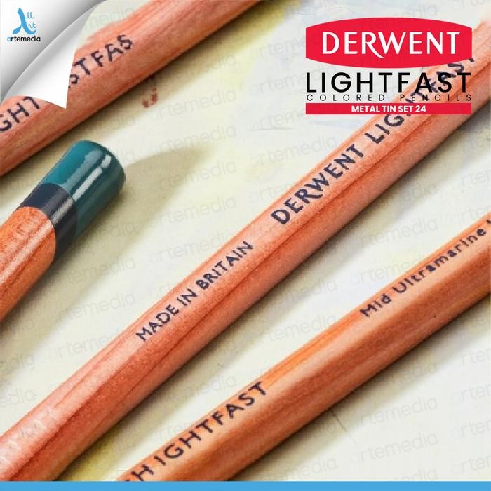 

Pensil Warna Derwent Lightfast 24 Pencil Color Metal Tin Set