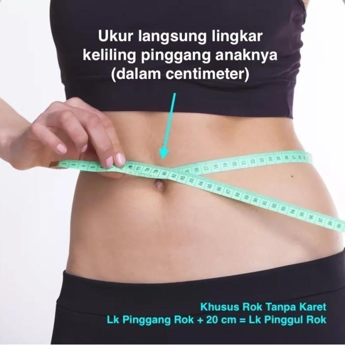 (Allthebest) Seragam TOM - Rok SMA Rempel Karet Pendek Abu